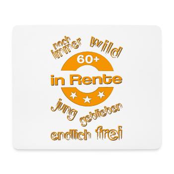 Retired pensioners - Mouse Pad (horizontal) - white - Front