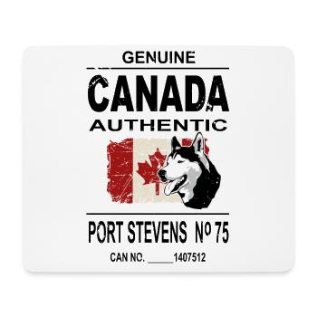 Maple Leaf - Huskies - Canada - Mouse Pad (horizontal) - white - Front