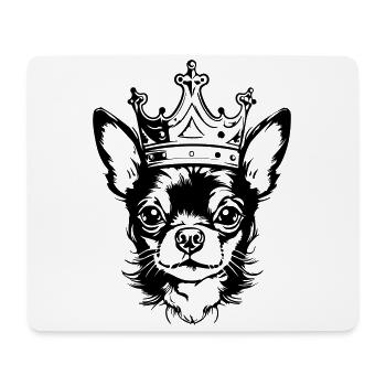 Chihuahua Crown Dog - Mouse Pad (horizontal) - white - Front
