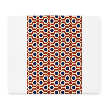 Tapete im Vintage-Stil - Mousepad (Querformat) - Weiß - Vorne