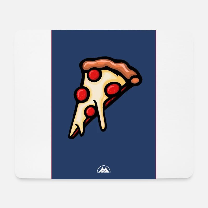 Pizza - Mouse Pad (horizontal) - white