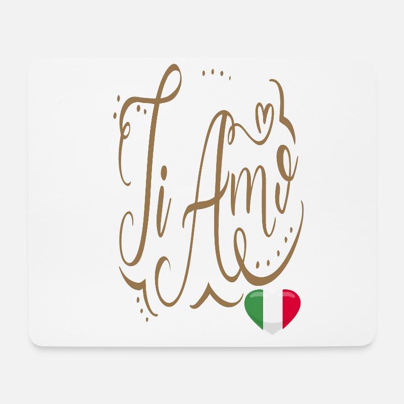Italien ti Amo - Mousepad (Querformat) - Weiß