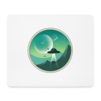 Planet X. Entführung in der Nacht von - Mousepad (Querformat) - Weiß - Vorne