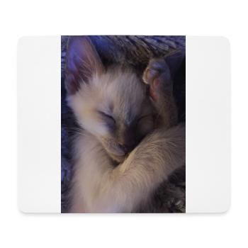 Ori the siamese - Tapis de souris (format paysage) - blanc - Devant