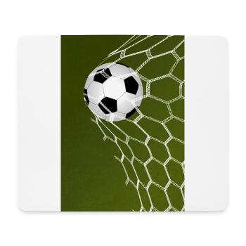 Goal ! Ballon de foot - Tapis de souris (format paysage) - blanc - Devant