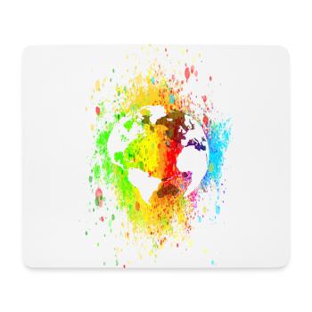 world 03 07 03 01 - Mouse Pad (horizontal) - white - Front
