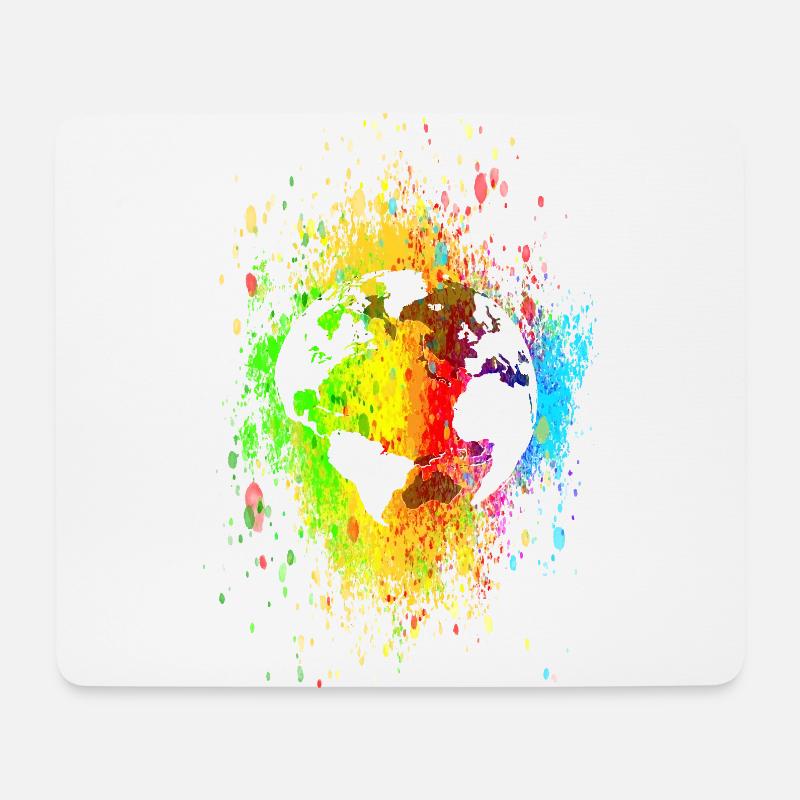 world 03 07 03 01 - Mousepad (Querformat) - Weiß