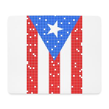 8bit Porto Rico - Tapis de souris (format paysage) - blanc - Devant