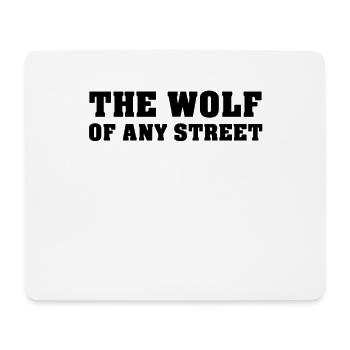 Le loup de n’importe quelle rue - Tapis de souris (format paysage) - blanc - Devant