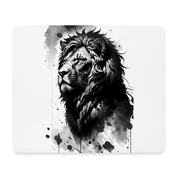 Lion - Mouse Pad (horizontal) - white - Front