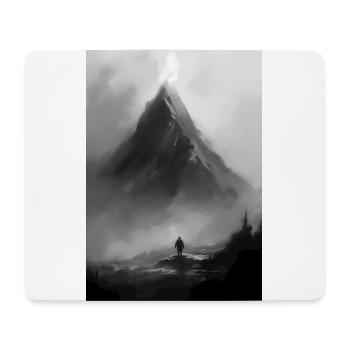 Mountain Landscape Abstract - Mouse Pad (horizontal) - white - Front