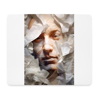 Shy man - Mouse Pad (horizontal) - white - Front