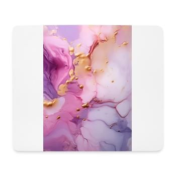 Marmor Naturstein Textur Lila - Mousepad (Querformat) - Weiß - Vorne