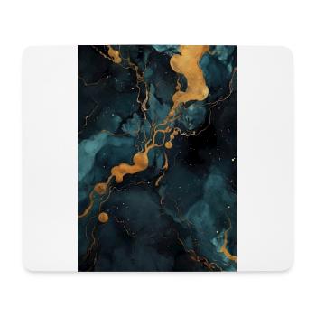 Marmor Naturstein Textur - Mousepad (Querformat) - Weiß - Vorne