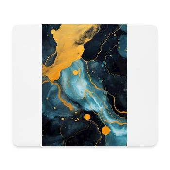 Marmor Naturstein Textur - Mousepad (Querformat) - Weiß - Vorne