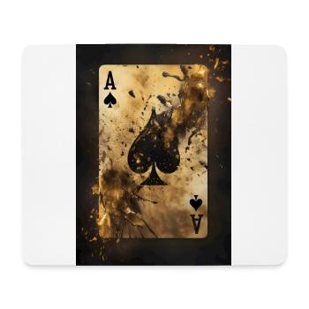 Pokerspieler Poker Pokern Chips Karten Geschenke - Mousepad (Querformat) - Weiß - Vorne