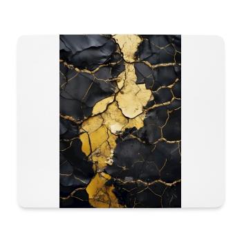 Marmor Naturstein Textur - Mousepad (Querformat) - Weiß - Vorne
