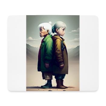 Générations - Tapis de souris (format paysage) - blanc - Devant