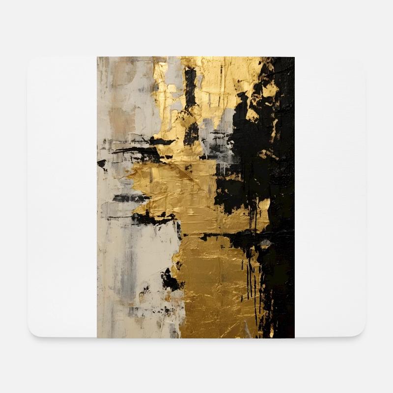 Texture de pierre naturelle en marbre - Tapis de souris (format paysage) - blanc