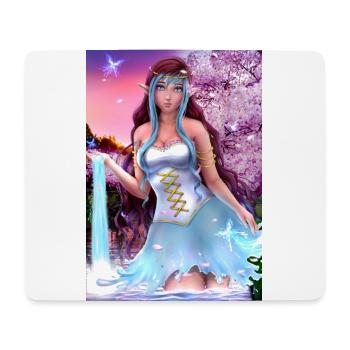 Mizuna - Moment magique - Tapis de souris (format paysage) - blanc - Devant