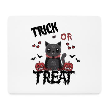 Astuce ou friandise de conception horriblement mignonne - Tapis de souris (format paysage) - blanc - Devant
