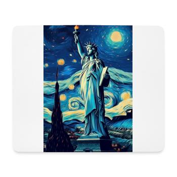 New York - Mousepad (Querformat) - Weiß - Vorne