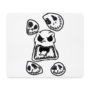 Monster, halloween, skellington,illustration - Mousepad (Querformat) - Weiß - Vorne