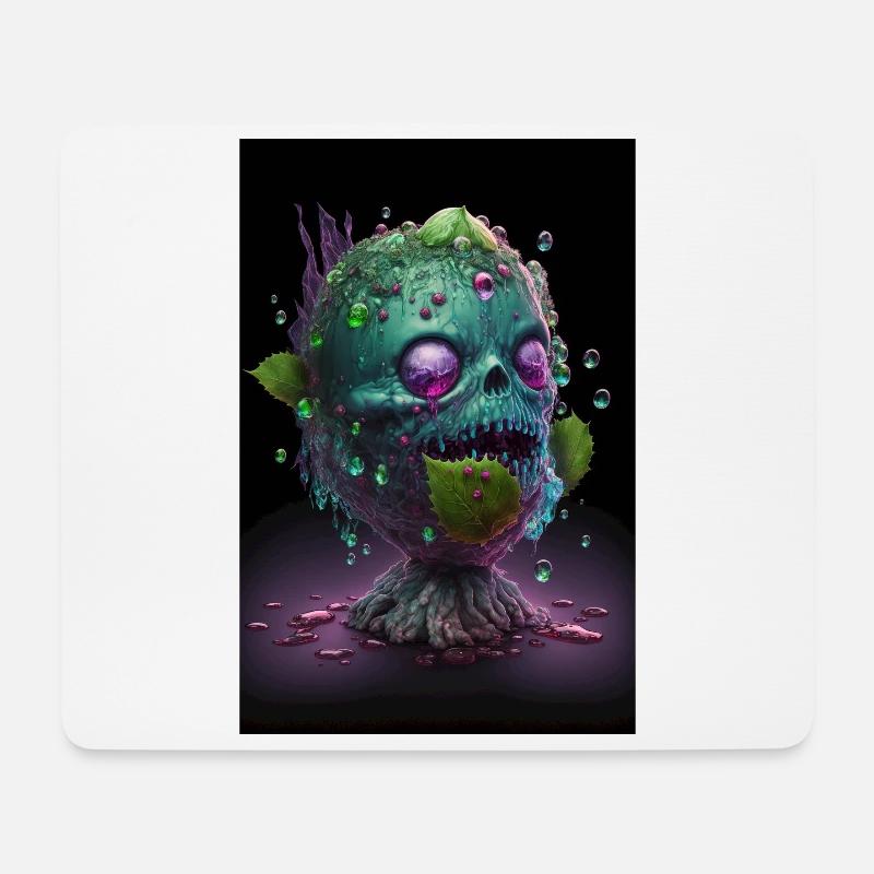 Zombie Frozen - Mousepad (Querformat) - Weiß