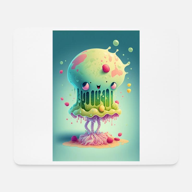 Zombie Frozen - Mousepad (Querformat) - Weiß