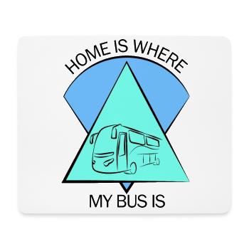 Bus Busfahrer Schulbus Autobus Busfahrerin - Mousepad (Querformat) - Weiß - Vorne