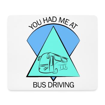 Bus Bus Driver School Bus Bus Bus Bus Driver - Mouse Pad (horizontal) - white - Front