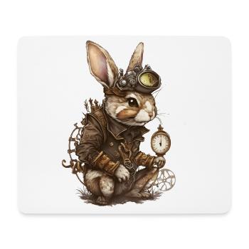 Steampunk Bunny - Mouse Pad (horizontal) - white - Front
