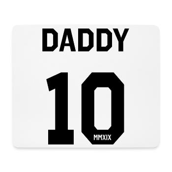 Daddy 2019 - Mousepad (Querformat) - Weiß - Vorne