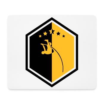 Stabhochsprung Stabhochsprunger Sport Sportler - Mousepad (Querformat) - Weiß - Vorne