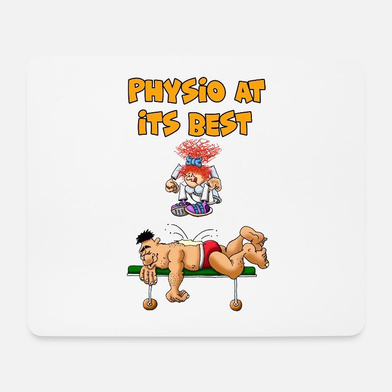 physical therapy - Mouse Pad (horizontal) - white