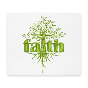 Faith Tree Hope Motivation Forest Symbol icon - Mouse Pad (horizontal) - white - Front