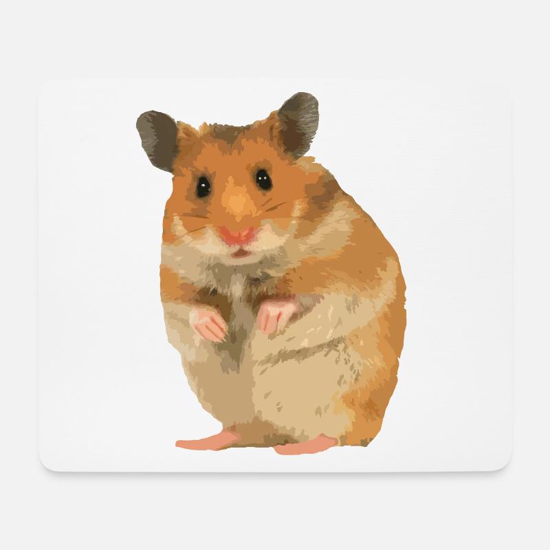 Hamster - Mouse Pad (horizontal) - white