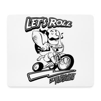 GANGSTER RIDING CYCLE - Tapis de souris (format paysage) - blanc - Devant
