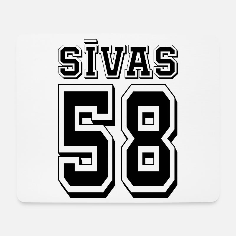 Sivas 58 - Mousepad (Querformat) - Weiß