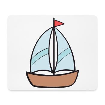 Boat Ship Sailing Ship - Mouse Pad (horizontal) - white - Front