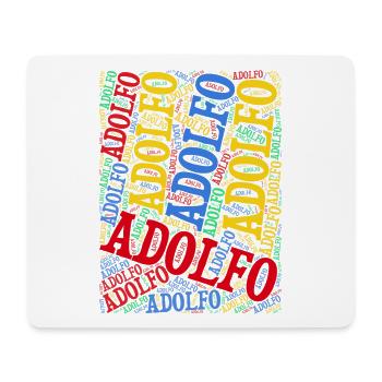 t-shirt Adolfo word cloud t-shirt gift idea - Mouse Pad (horizontal) - white - Front
