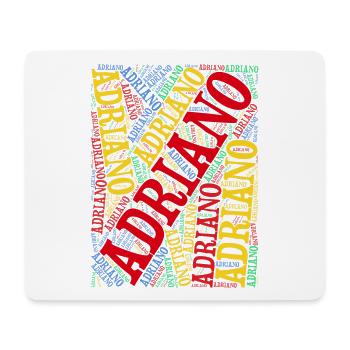 Adriano t-shirt word cloud t-shirt idée cadeau - Tapis de souris (format paysage) - blanc - Devant