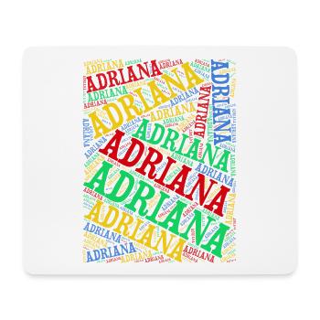 t-shirt Adriana t-shirt word cloud gift idea - Mouse Pad (horizontal) - white - Front