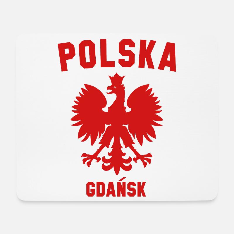 Gdansk Polska Dantzig Pologne Pologne - Tapis de souris (format paysage) - blanc