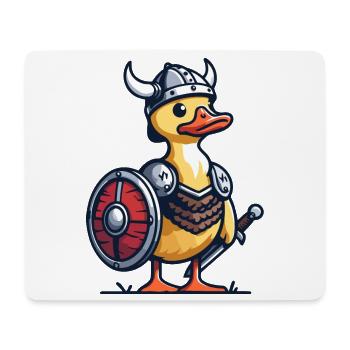 Viking Quacksalber: Die Ente von Walhalla - Mousepad (Querformat) - Weiß - Vorne