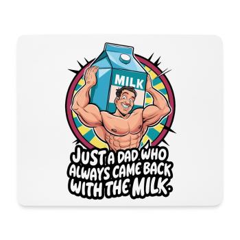 Just a dad who - witziges Papa Design - Mousepad (Querformat) - Weiß - Vorne