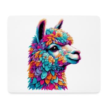 Alpaca - Mouse Pad (horizontal) - white - Front