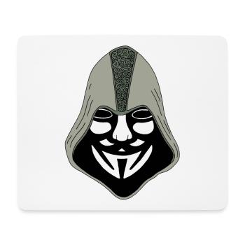 Anonym - Mousepad (Querformat) - Weiß - Vorne