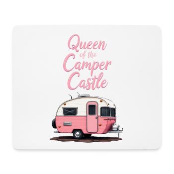 Königin des Camper-Schlosses, RV-Mädchen - Mousepad (Querformat) - Weiß - Vorne