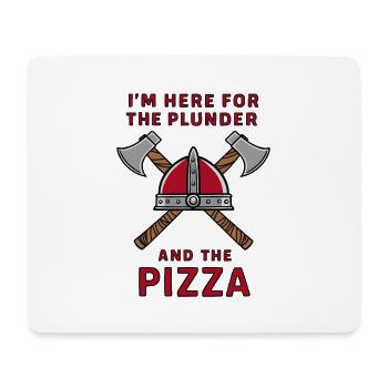 Pillage viking - Tapis de souris (format paysage) - blanc - Devant